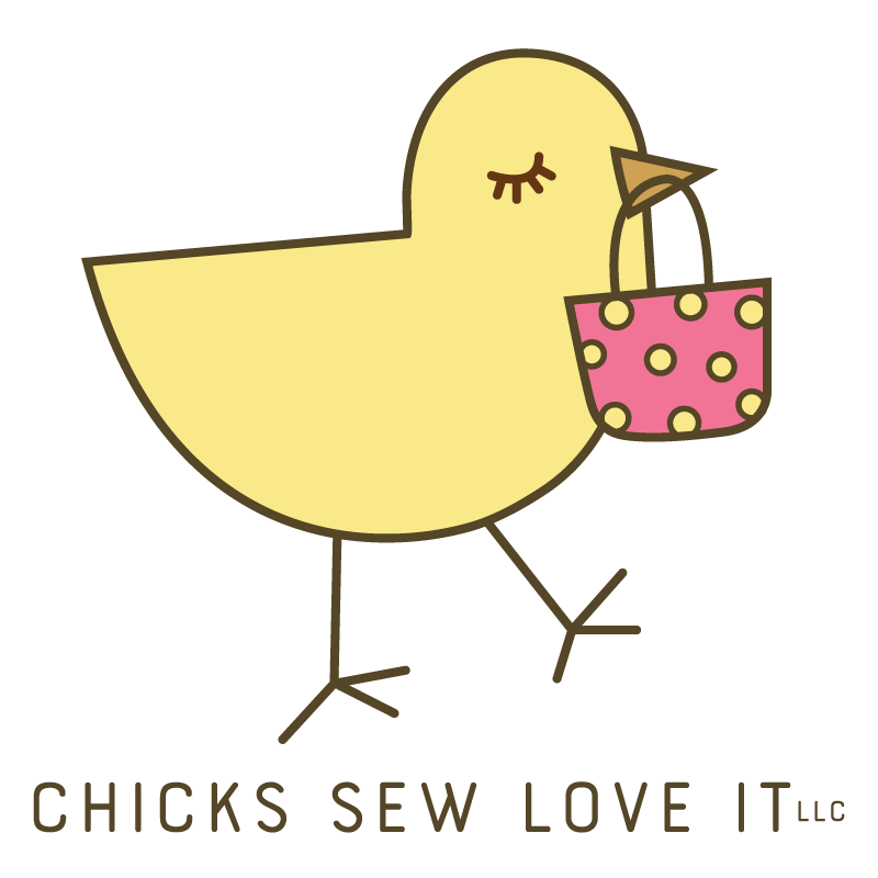 Chick Sew Love It Logo