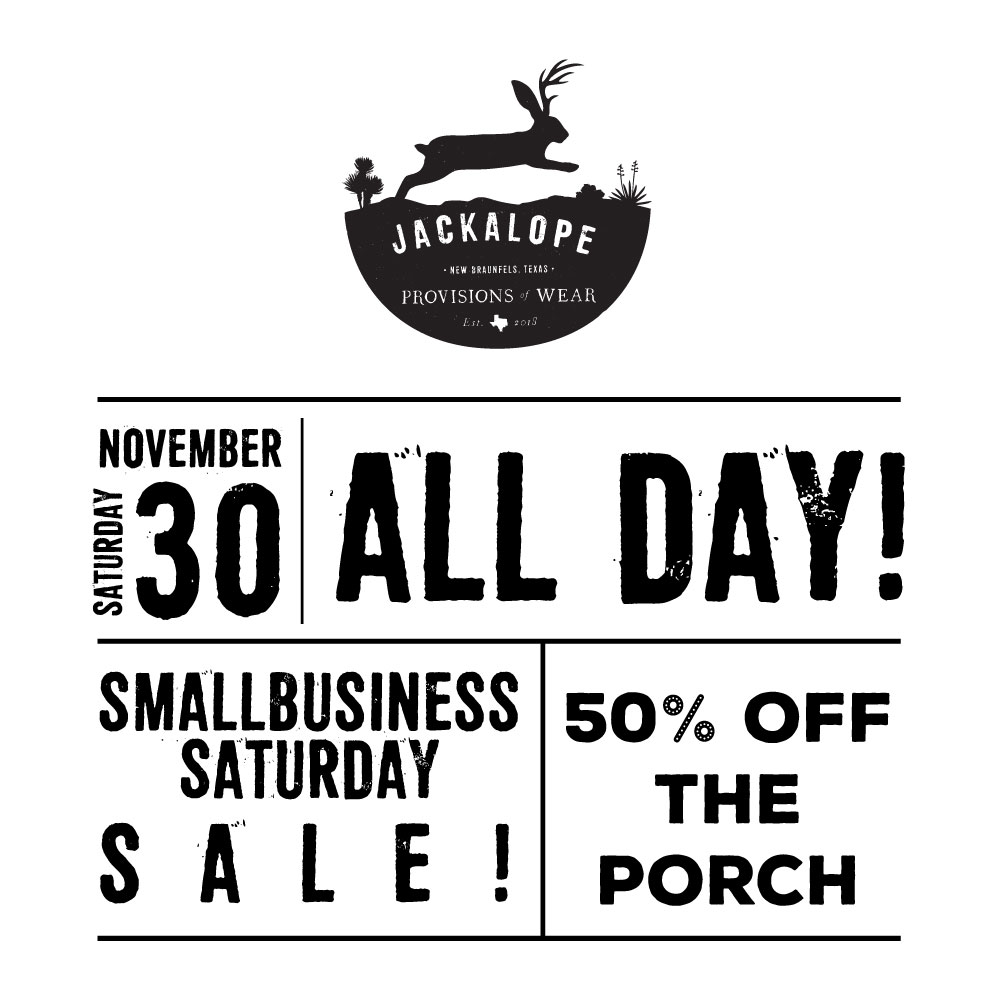 Jackalope Small Business Saturday