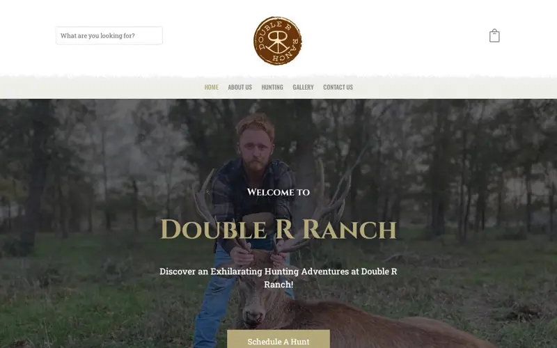 Double R Ranch website homepage