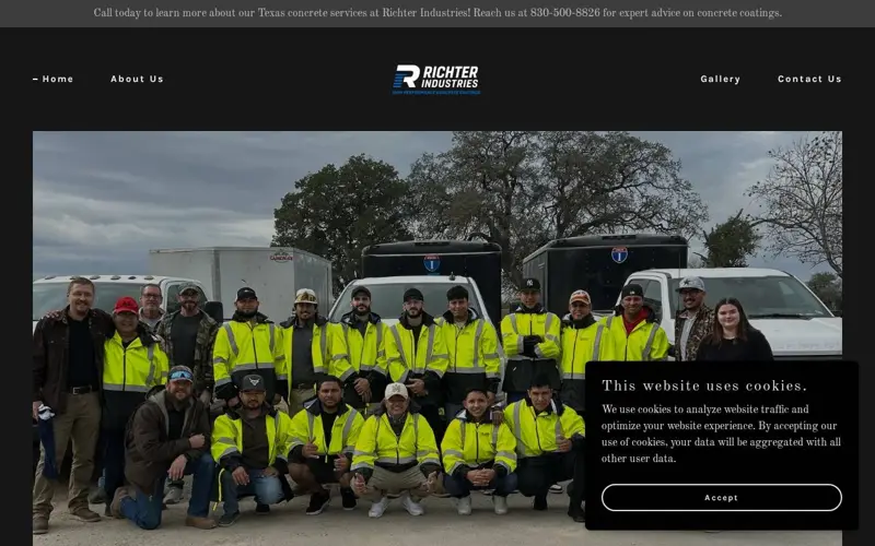 Richter Industries website homepage
